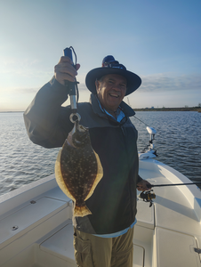 Nice Southern flounder caught in Galveston waters!