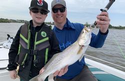 Spotted Weakfish, 17 inches, caught while fishing in Texas City