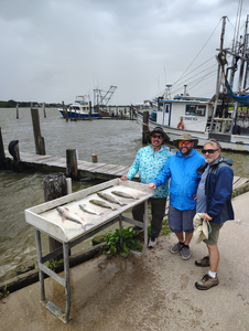 Clouds roll in as the deep sea adventure unfolds off Texas City!