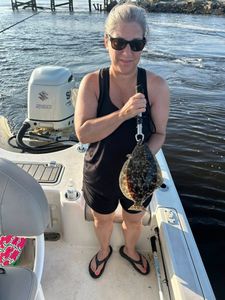 Summer flounder caught while fishing in North Carolina