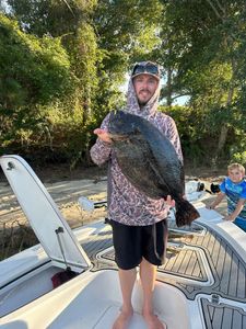 Summer Flounder caught at Oak Island