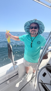 South Florida cobia caught using deep sea jigging techniques.