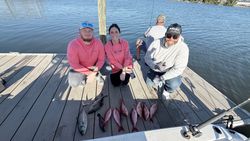 Three people fishing in Florida
