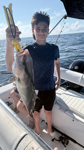 Beautiful Greater Amberjack landed in South Florida waters!