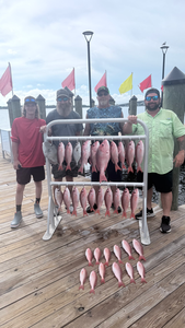 Red snapper success on the South Florida docks!