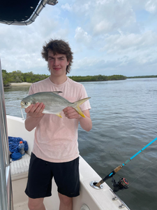 Photograph of a Florida Pompano fish caught during fishing in Port Orange