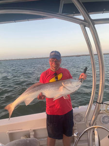 Person fishing in Port Orange
