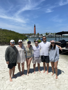Seven people fishing in Florida
