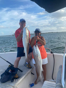 Two redfish caught while fishing in Port Orange