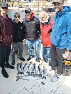 Two Asp fish caught fishing in WI