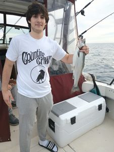 Chinook Salmon caught by person in Kenosha