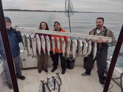 Coho salmon fishing in WI