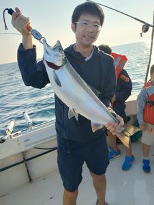 Person enjoying fishing in Kenosha