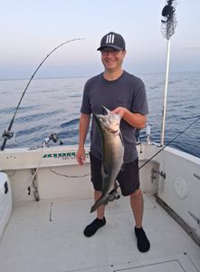 Angler fishing in Kenosha