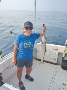 Angler fishing in Kenosha