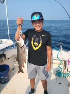 Angler fishing in Kenosha with best great catch
