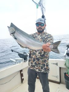 Rainbow trout caught while fishing in Kenosha