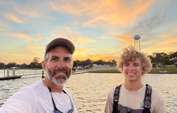 Two people fishing in Sebring