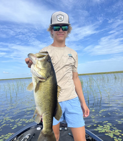 Largemouth bass caught in Sebring