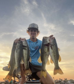 Largemouth bass caught in Sebring, Florida