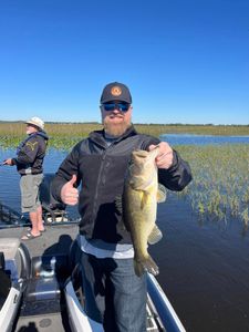 Caught a Florida Bass fish while fishing in FL