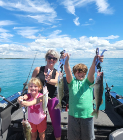 4 big fish caught fishing in Detroit