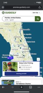 Angler fishing in Florida