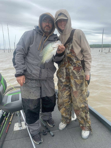 Anglers with crappie fish caught in MS
