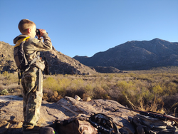 Person hunting at Waddell location