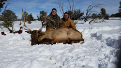 Two people hunting in Arizona