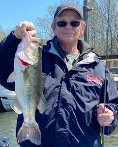 Photograph of a Florida Bass fish caught in South Carolina