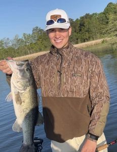 Largemouth bass caught while fishing in North Myrtle Beach