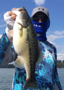 A lone angler enjoying a fishing trip in SC