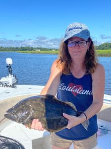 Southern Flounder caught fishing in North Myrtle Beach SC