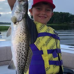 Spotted Weakfish caught while fishing in North Myrtle Beach