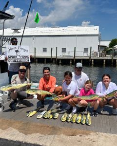 Two anglers caught big fish at Pompano Beach