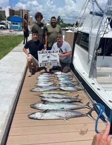 3 king mackerel and wahoo fish caught in FL