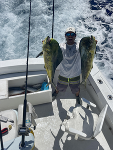A day well spent on the open waters, with a couple of impressive catches to show for it.