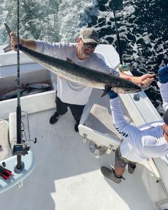 Angler with a 28-inch catch at Pompano Beach