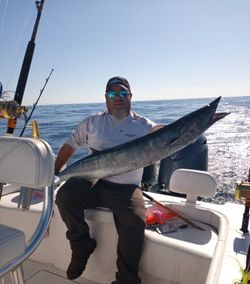 Large wahoo fish caught while fishing in St. Augustine FL waters