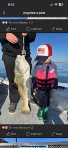 A black drum fish caught in Corpus Christi