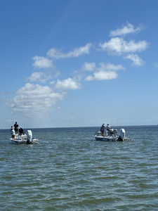Clearing skies promise perfect drift fishing conditions at Clem's Marina!