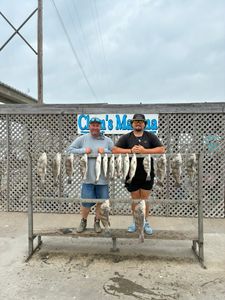 Two people fishing in Corpus Christi