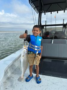A spotted weakfish catch in Corpus Christi
