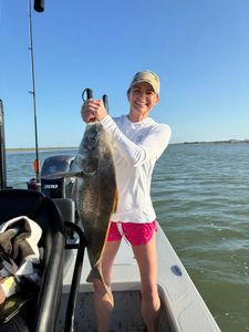 Lone angler fishing in Texas