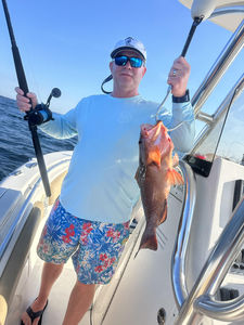 Reeling in the red gold: Grouper success in PCB!