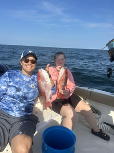 Red Snapper double-header in Panama City Beach's stormy waters!