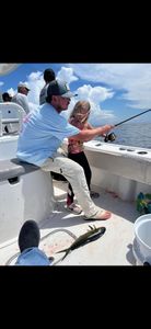 Three people fishing in Destin