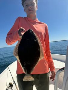 Lone angler fishing in Pensacola