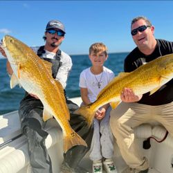 Three people fishing in Pensacola